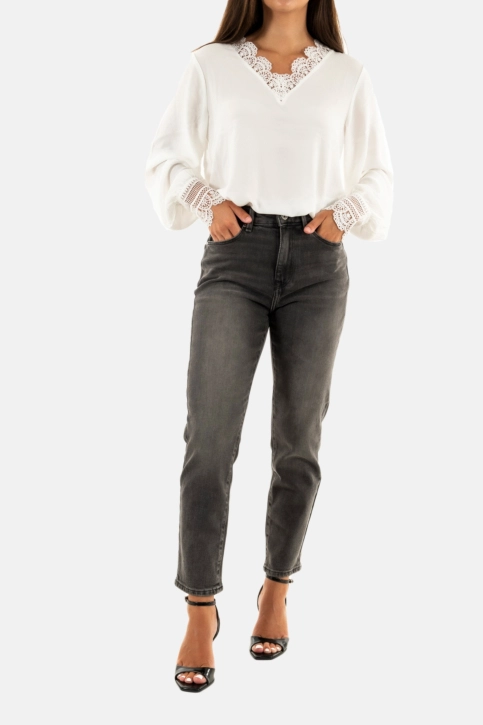 Jeans only emily dark grey denim