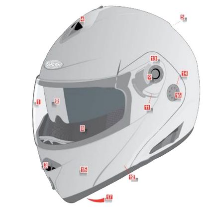 Mécanisme écran Shark SOLAIRE - OPENLINE - Noir