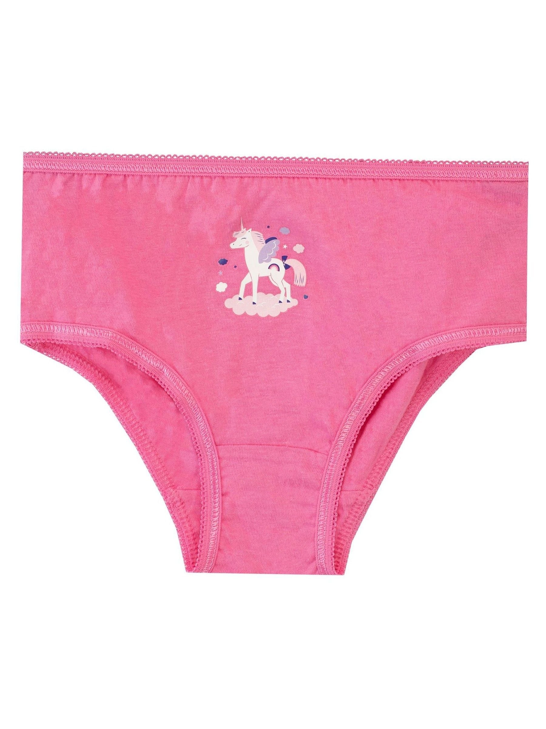 Harry Bear eenhoorn 100% katoenen slipjes voor meisjes verpakking van 5