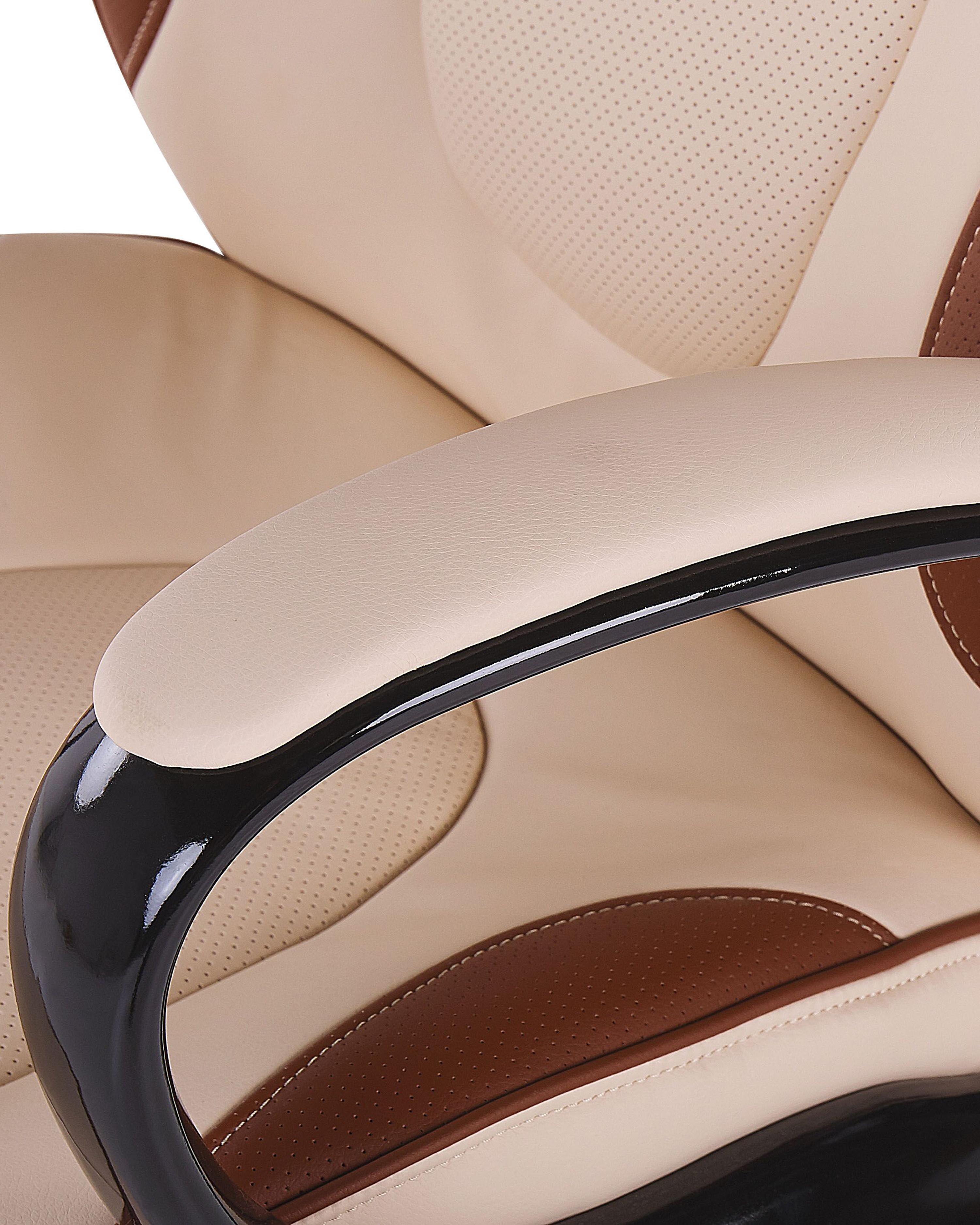 Directeursstoel FELICITY Kunstleer Beige