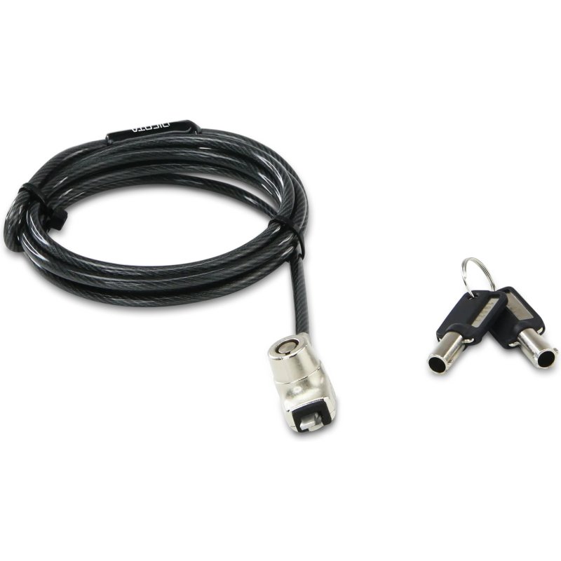 DICOTA BASE XX Laptop Lock Wedge câble antivol Anthracite 1,5 m