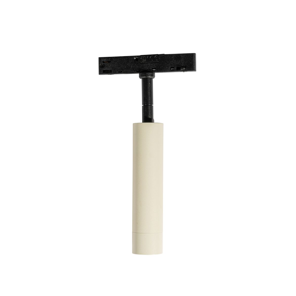 Moderne spot beige met zwart voor railsysteem 1-fase - Slimline Uzzy