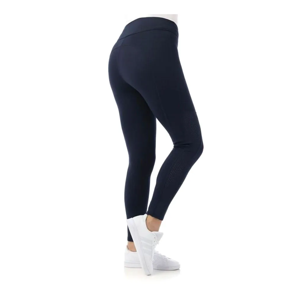 Equitheme PULL ON AKELA - Pantalon siliconé Femme marine