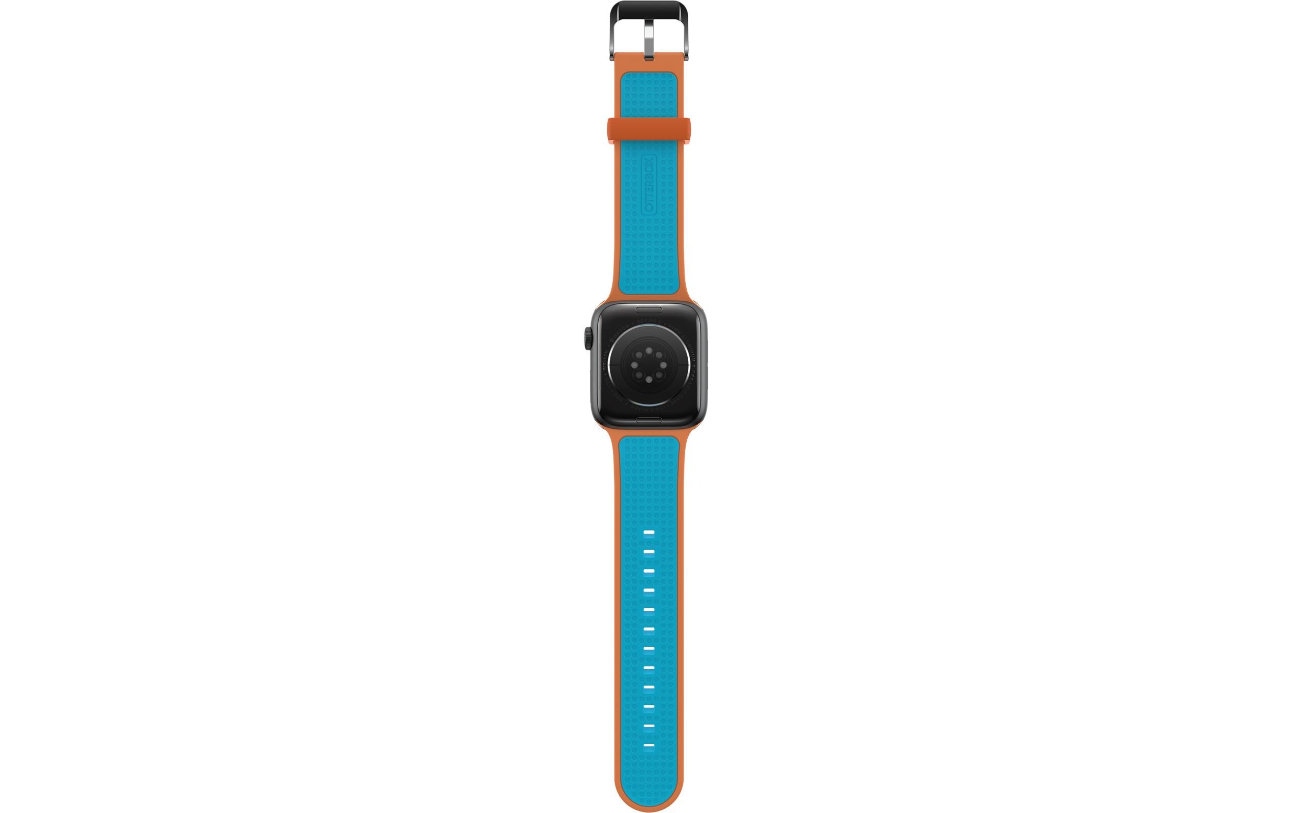 Armband Apple Watch 42 - 44 mm OrangeSilikon-Armband zu Apple Watch 42 und 44 mm