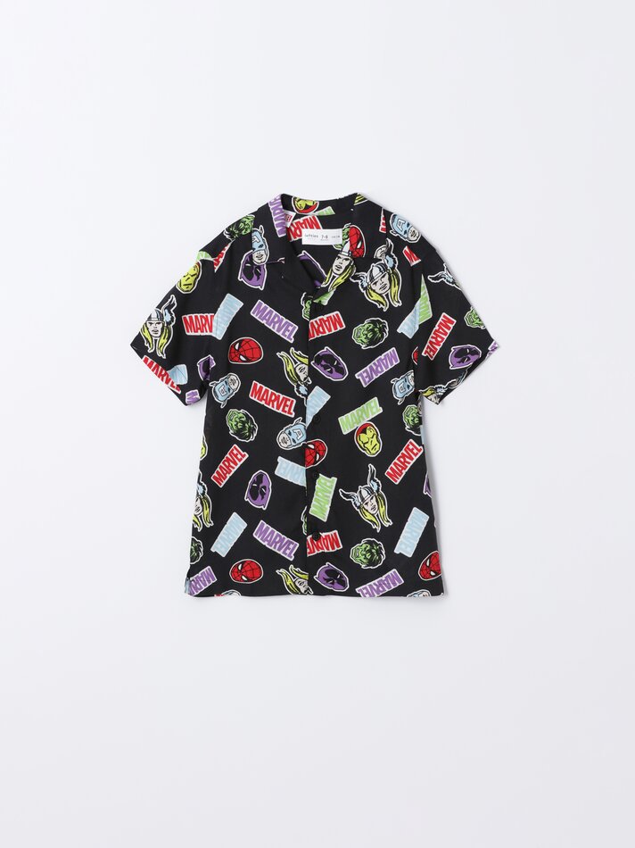 Camisa Marvel Resort - Preta