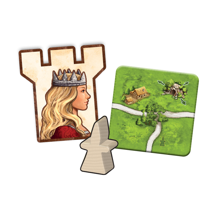 Carcassonne : Princesse  et  Dragon