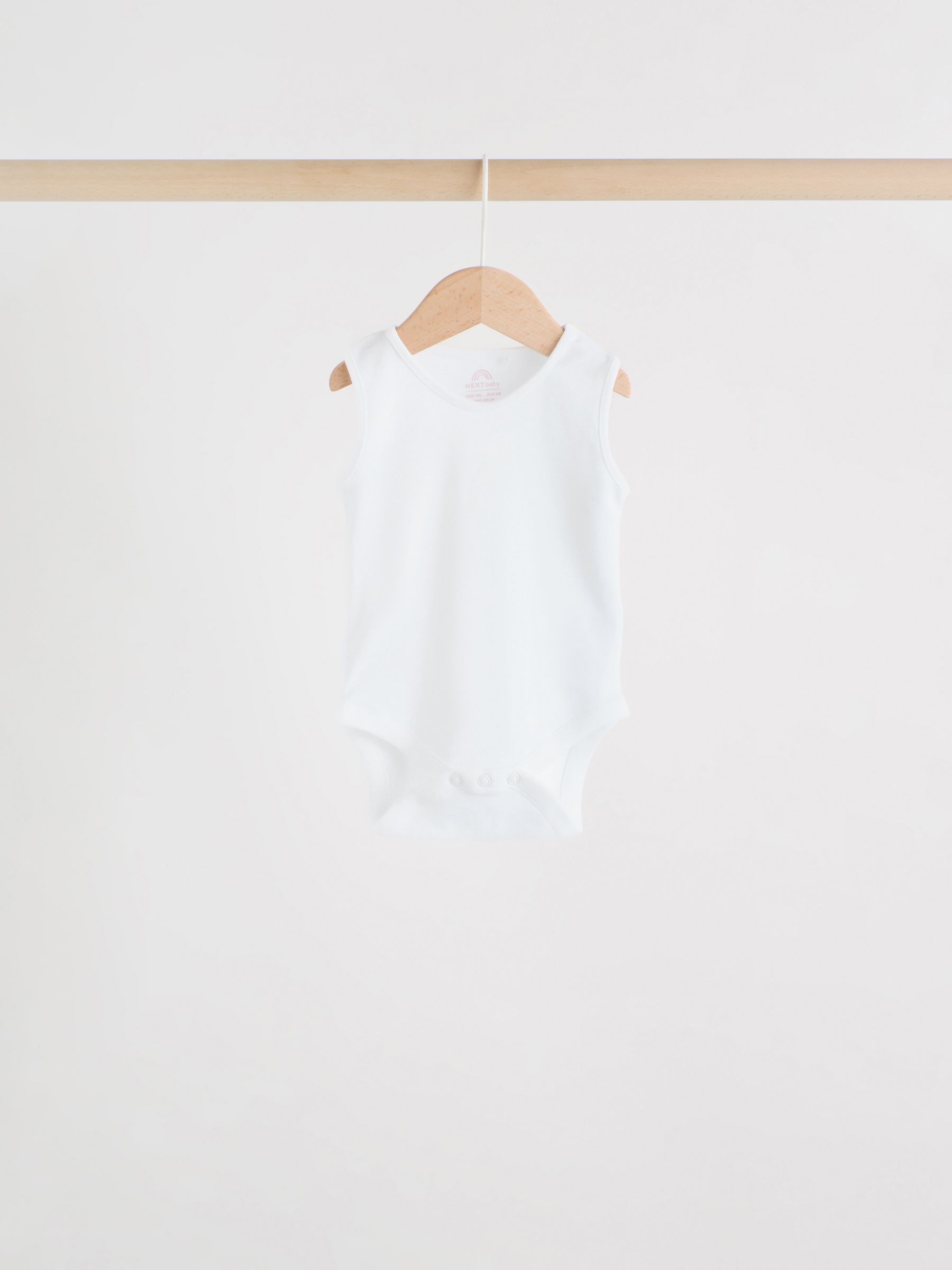 Roze/wit - Essentieel Vest Baby Bodysuits