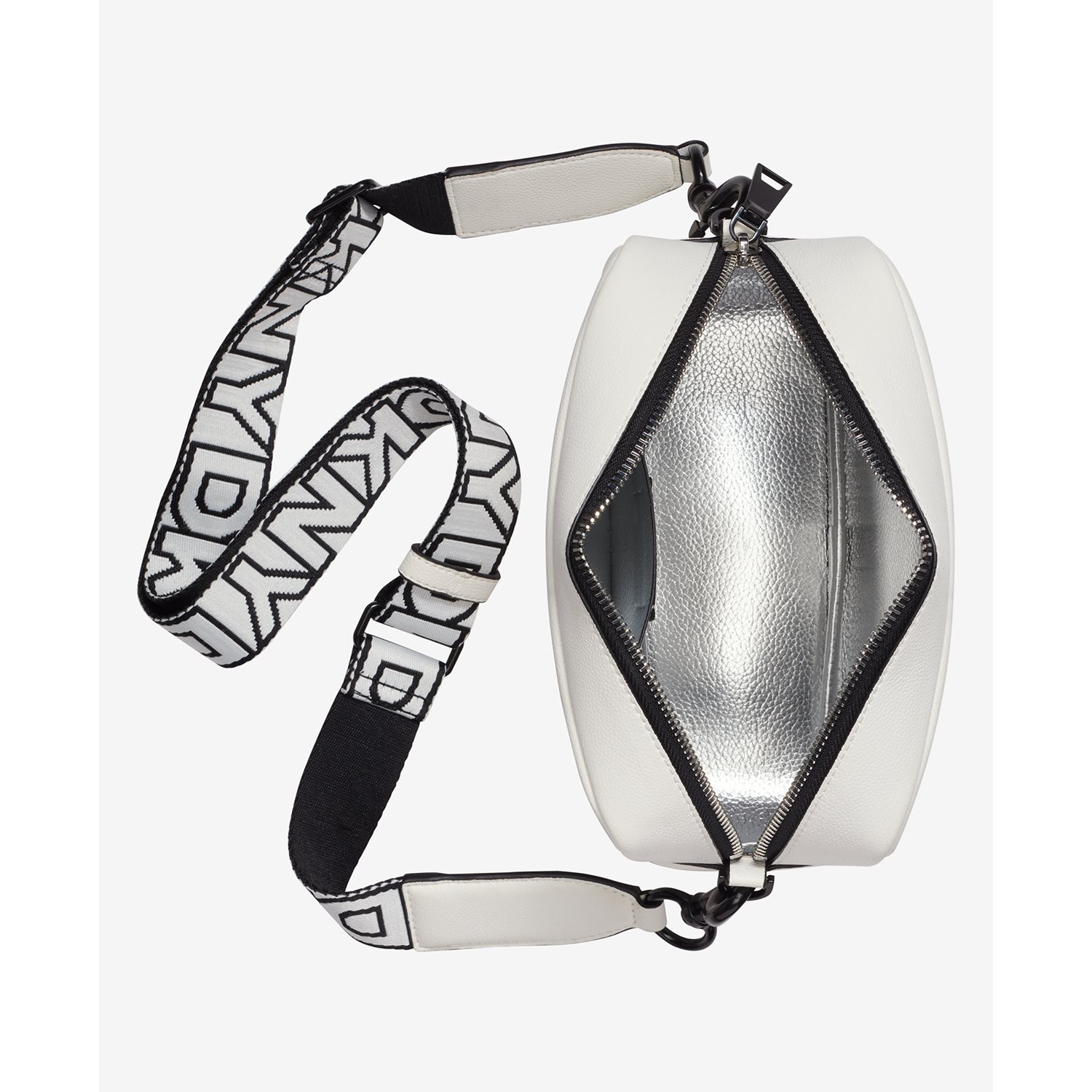 DKNY Kenza Camera Bag optic white/black