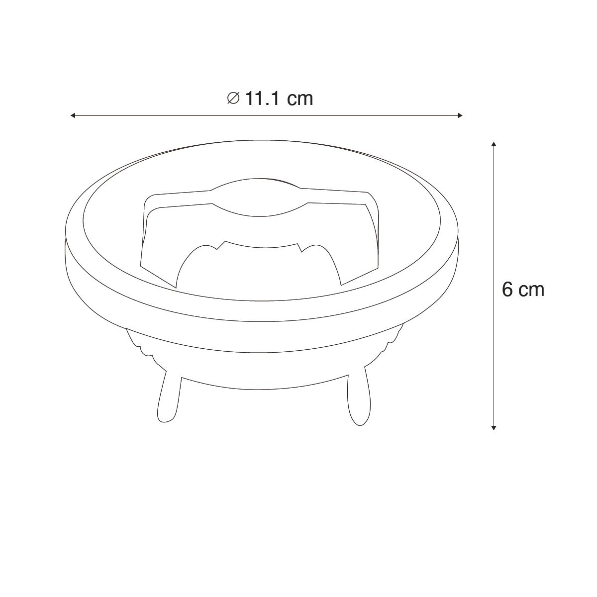 Set van 5 G53 dimbare LED lamp AR111 12W 600 lm 2700K