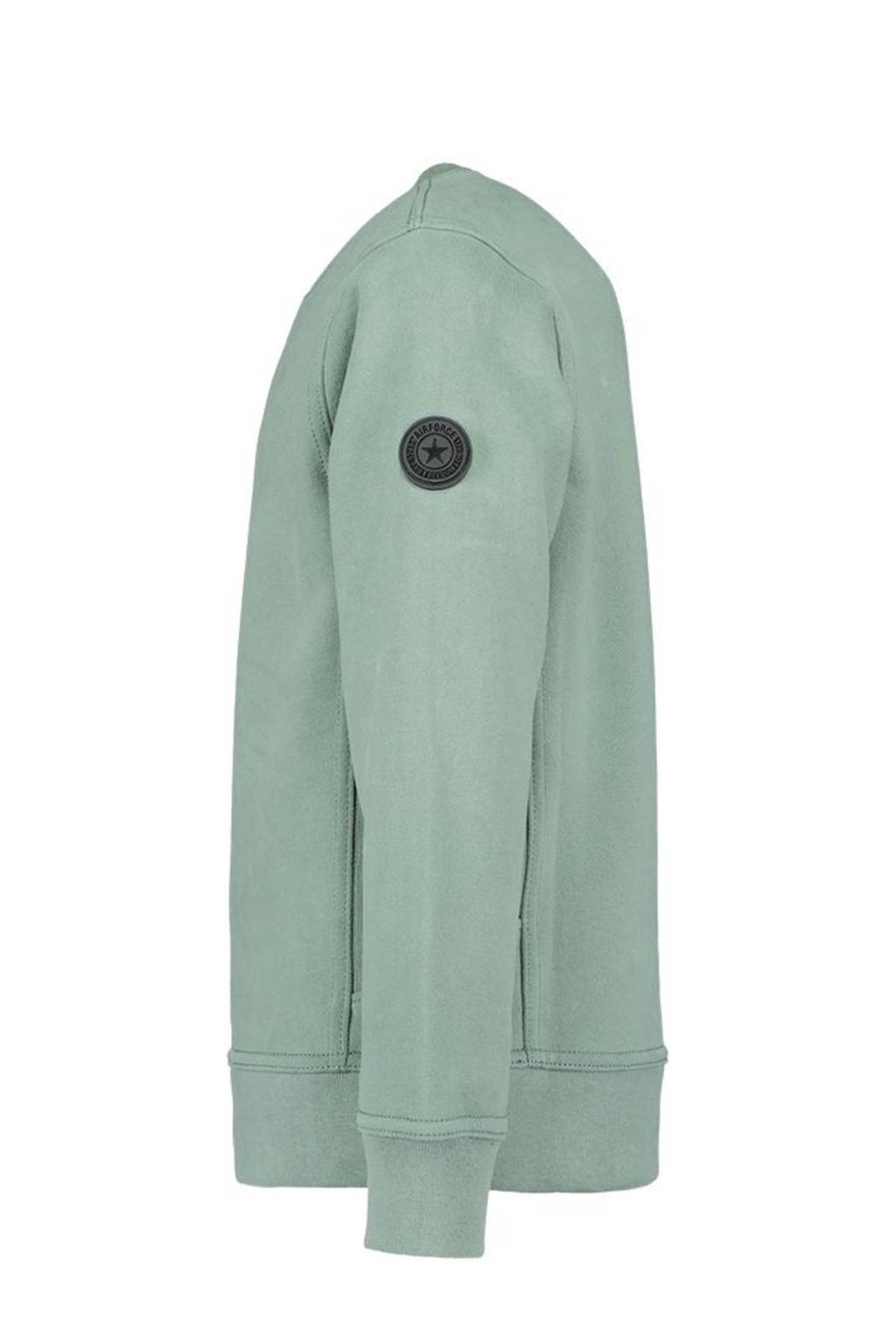 Airforce sweater zachtgroen