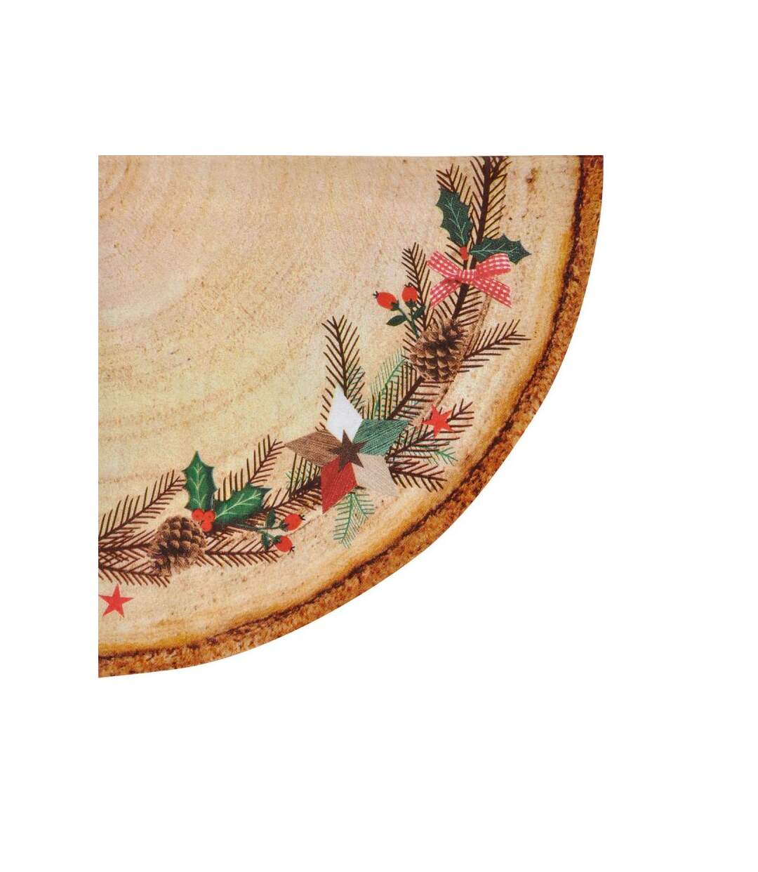 Paris Prix - Lot De 12 Serviettes En Papier couronne 32cm Naturel