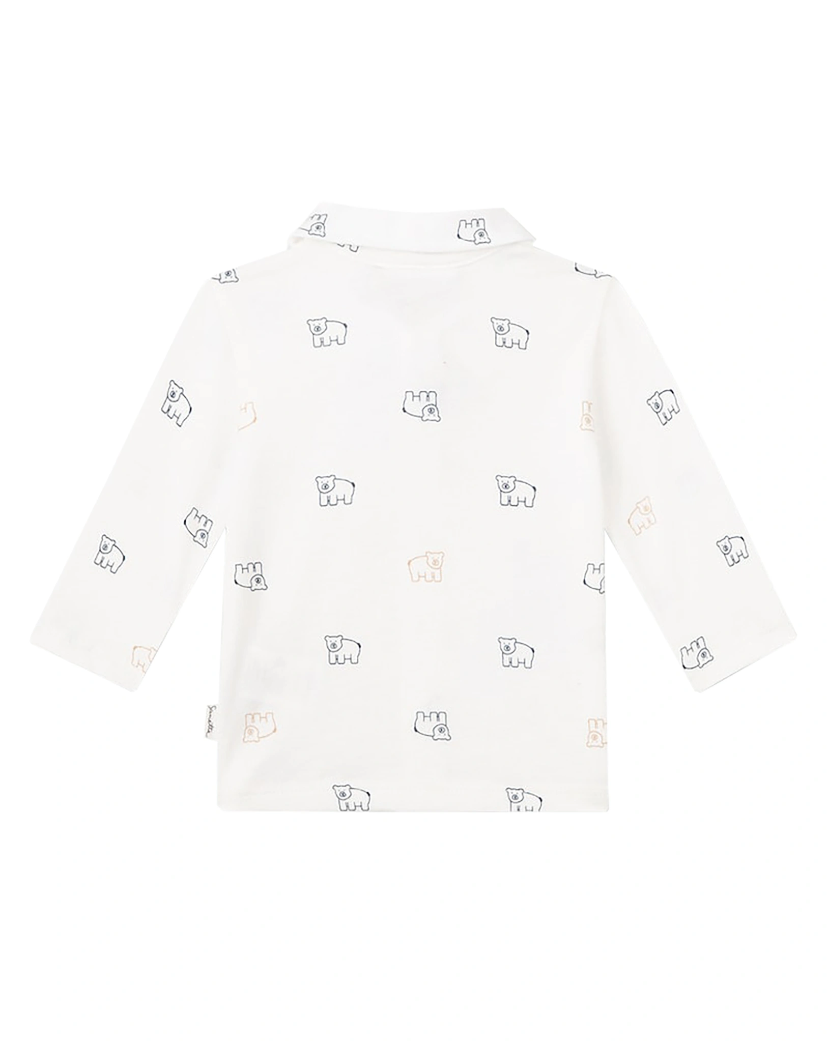 Langarmhemd FESTIVE mit Fliege in ivory