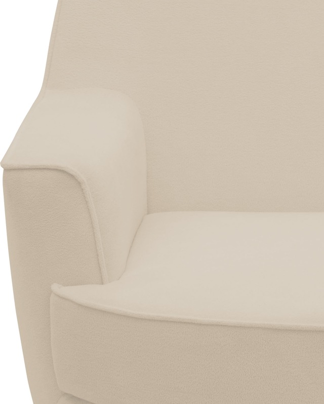 INOSIGN Drehsessel »HETTY, Drehsessel mit Wippfunktion, Lese-Sessel in Cord und Microfaser« 1 Stk. tlg. mit Federkern, auch im Set mit passendem Hocker