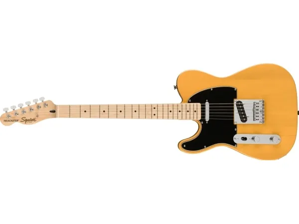 Squier Affinity Telecaster Left Handed Electric Guitar, Butterscotch Blonde