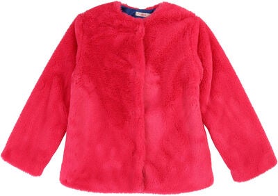 Billieblush Fake Fur Jakke, Cranberries