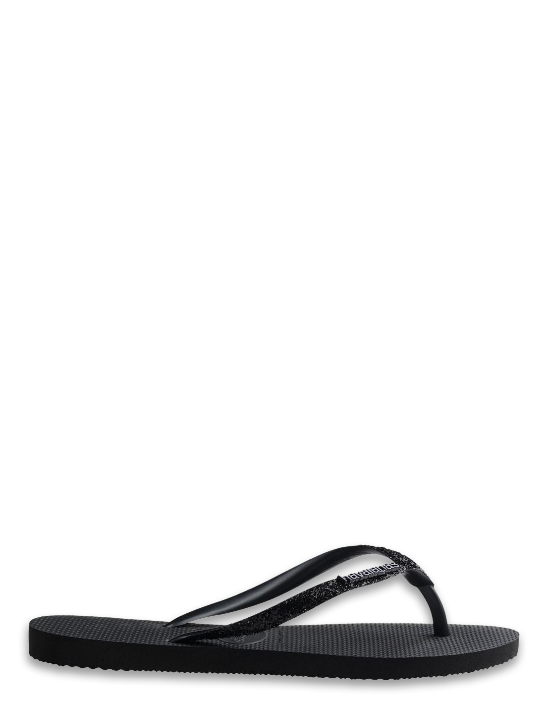 havaianas tongs femme slim sparkle II noir