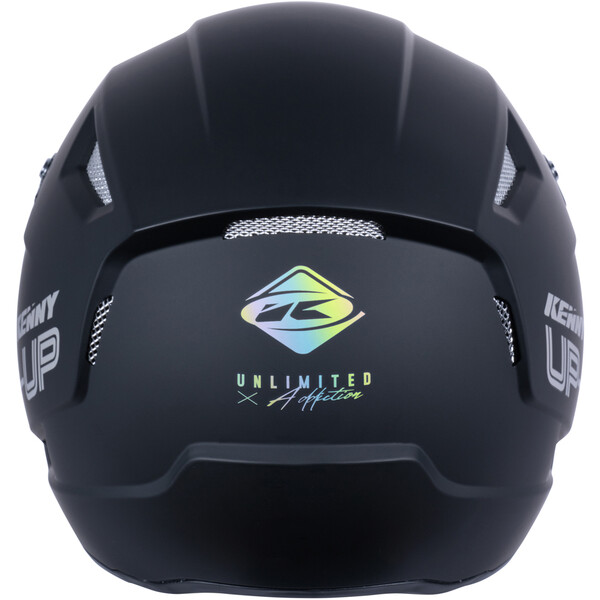 Kenny - Casque Trial Up Graphic - 2022 Noir Mat / Holographic