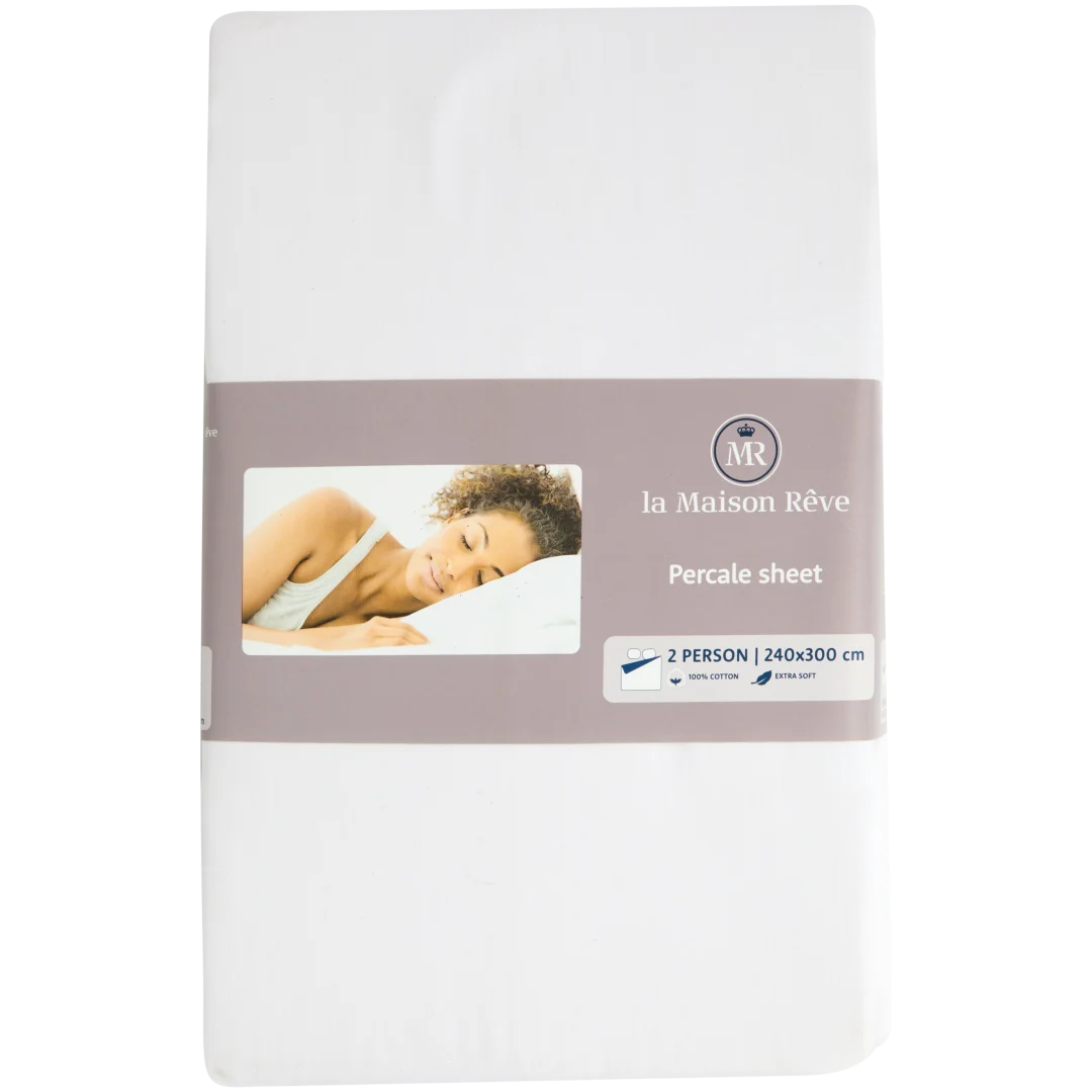 Drap en percale de coton La Maison Rêve
