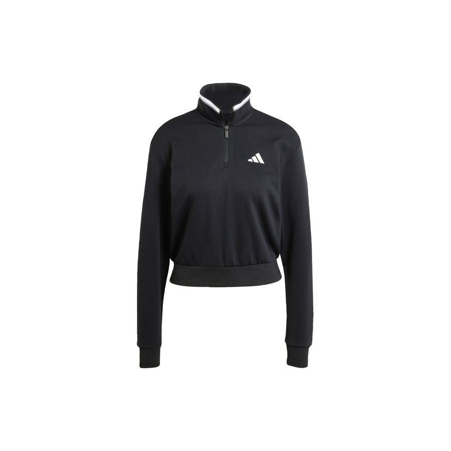 Adidas Veste de survêtement courte molleton à quart de zip Essentials Color Pop