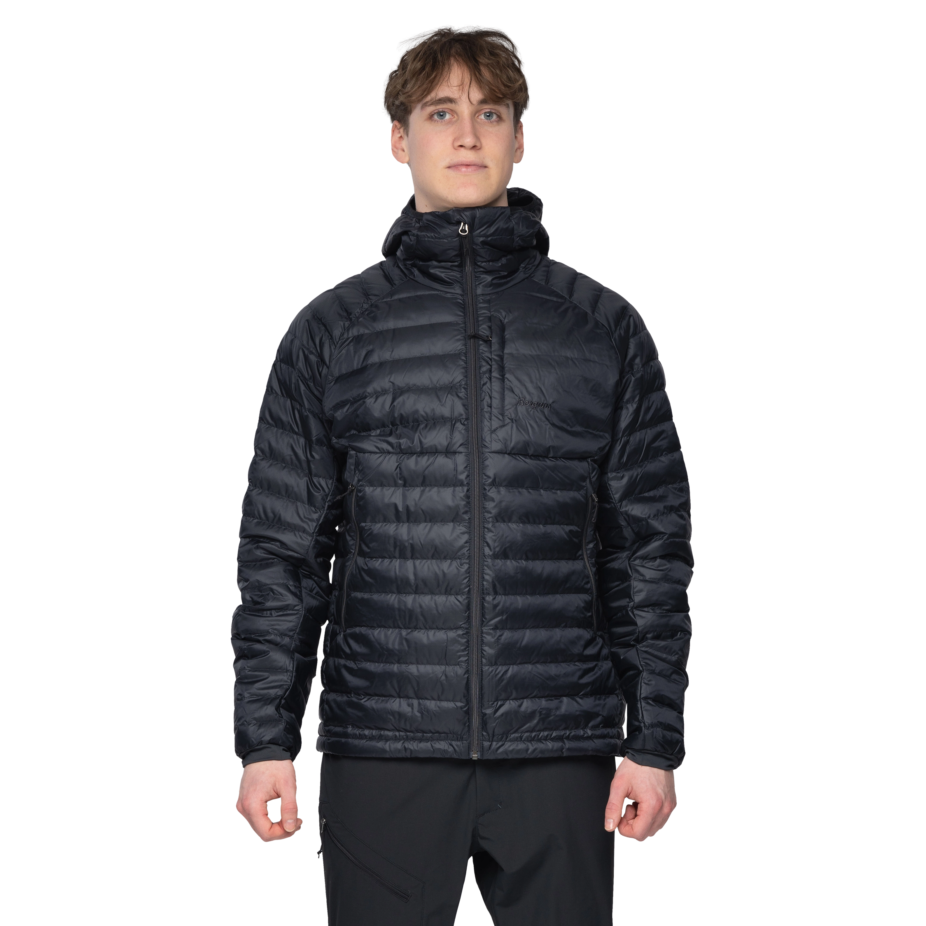 Vaagaa Light Down Jacket Hood Men Black
