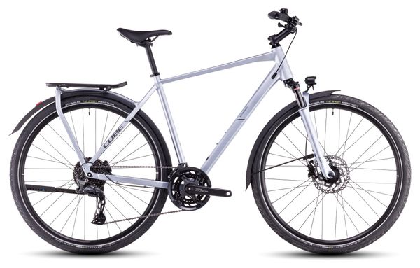 VTC Cube Kathmandu Pro Shimano Cues 10V 700 mm Argent 2025