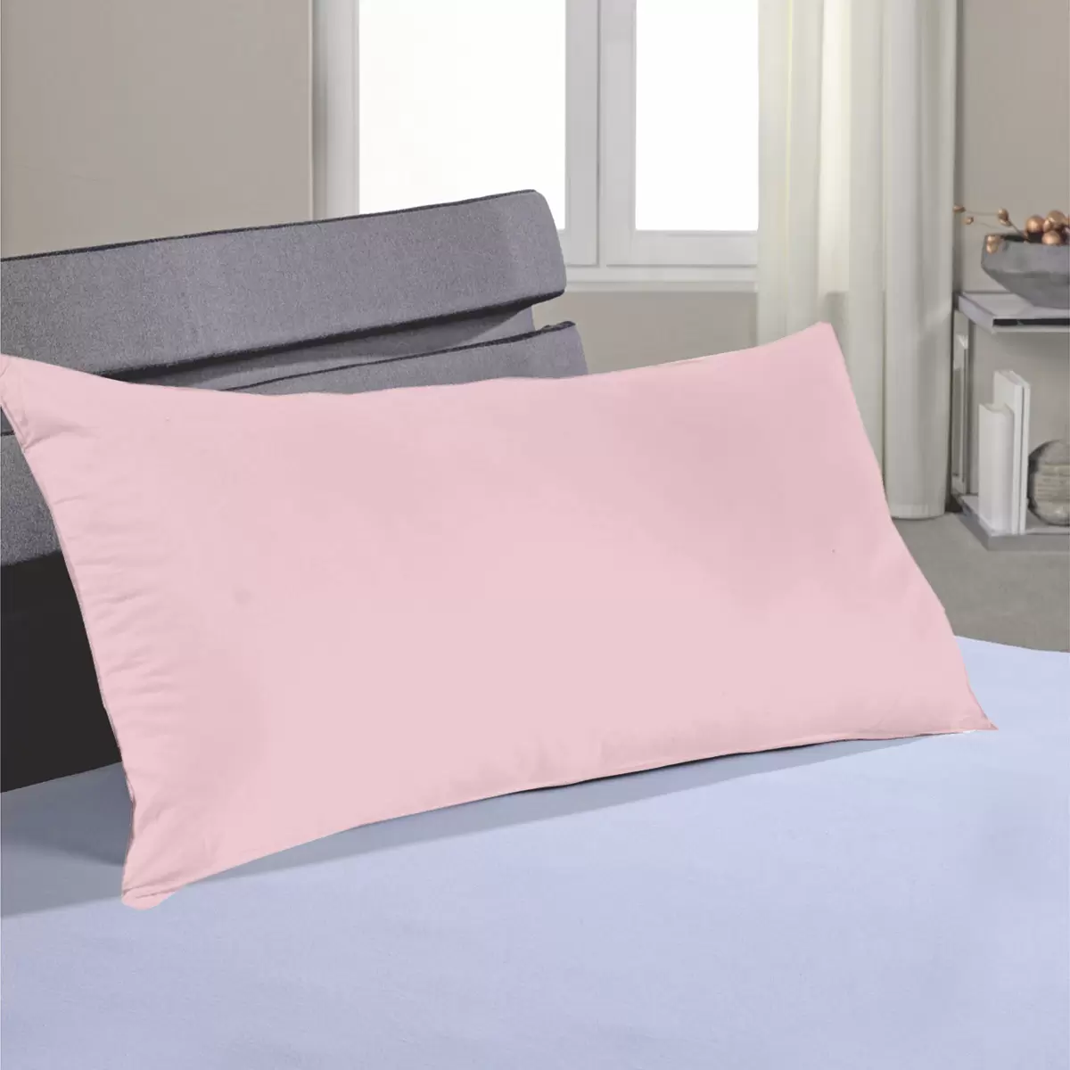Kopfkissenbezug Cotton Selection Rosa