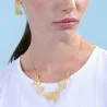 Collier plastron Fil d'Or Les Néréides