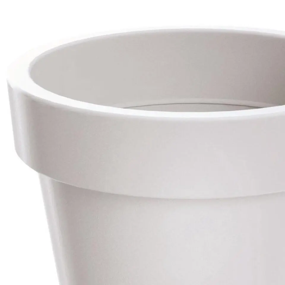 Prosperplast Bloempot - D40 x H35 cm - wit - kunststof