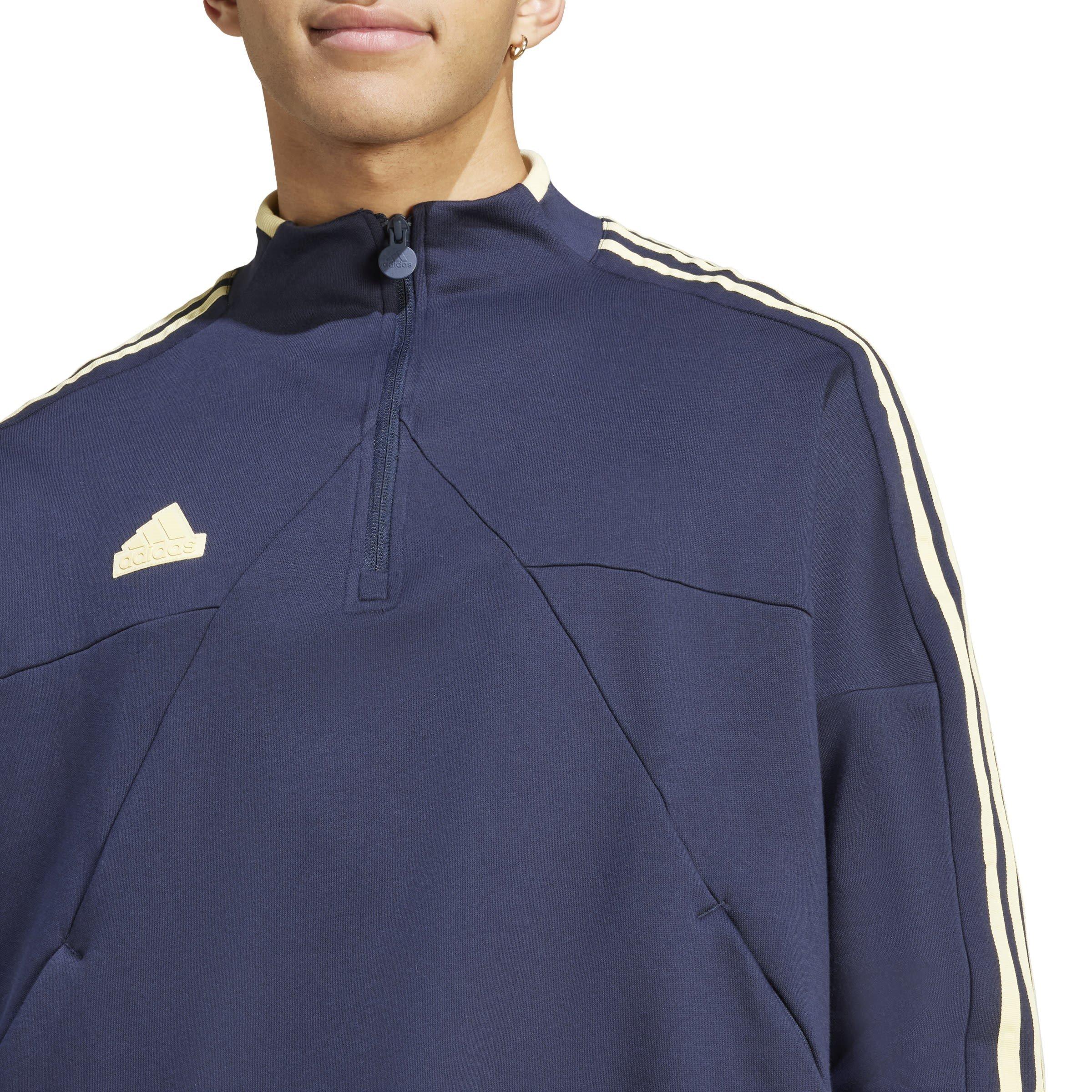 adidas House of Tiro Fleece Half Zip Track Jacket Mens