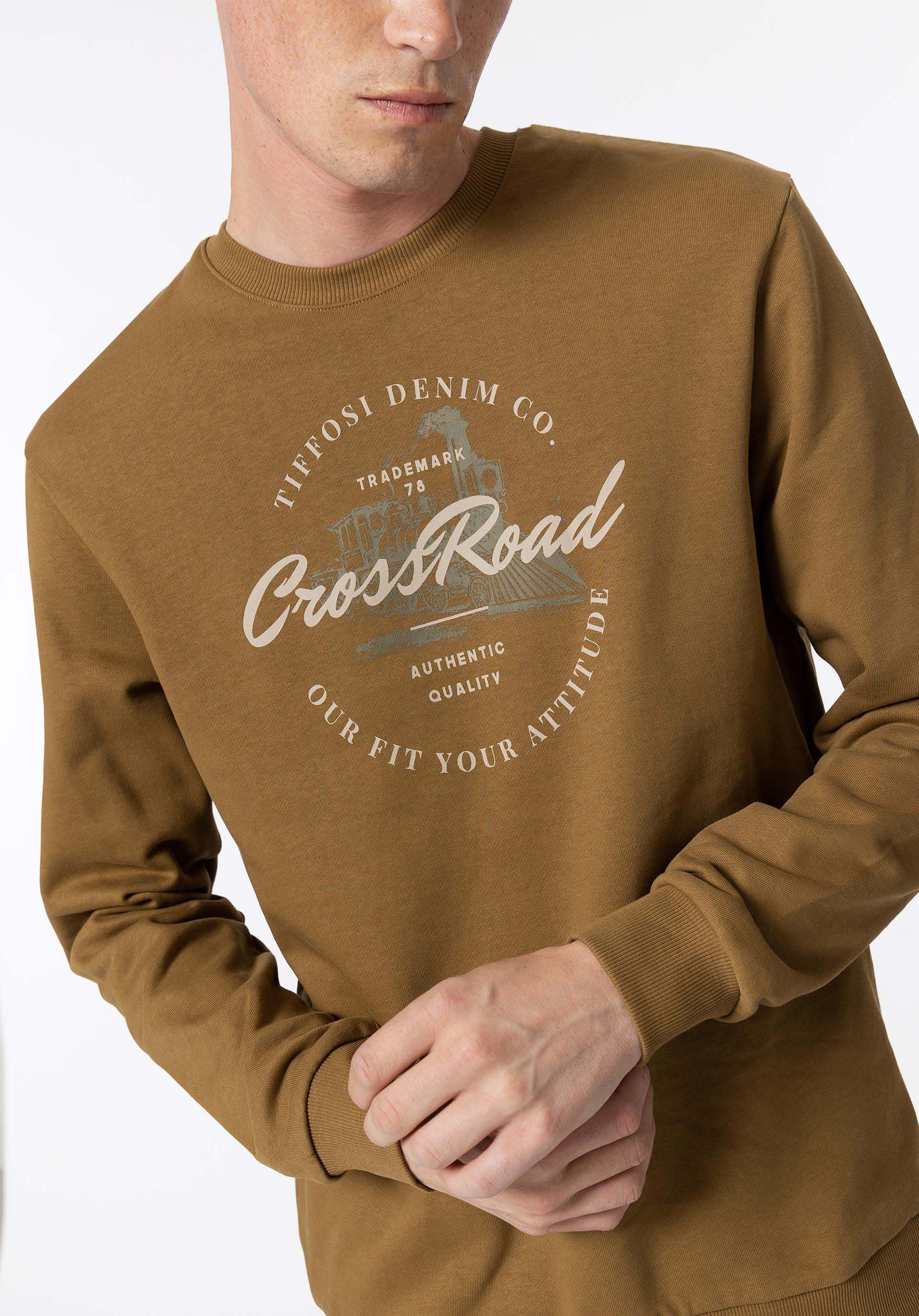 Sweatshirt com Estampado Frontal