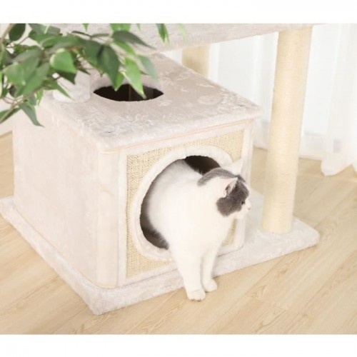 Árvore para gatos branca Cstore com nicho