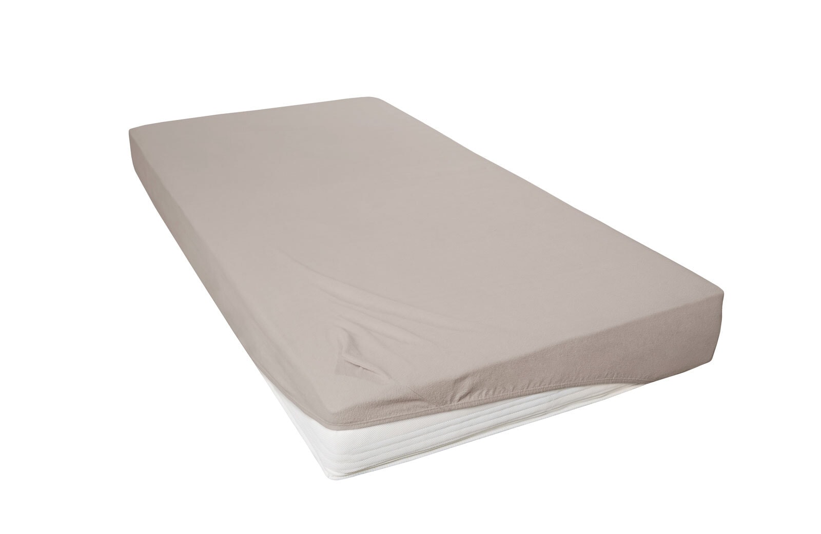 Vario Spannbetttuch Teddy-Flausch 180 - 200 x 200 cm kiesel