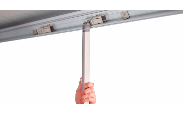 Thule Omnistor 5200 Wandmarkise mit Motor Gehäusefarbe Eloxiert Tuchfarbe Mystic Grau