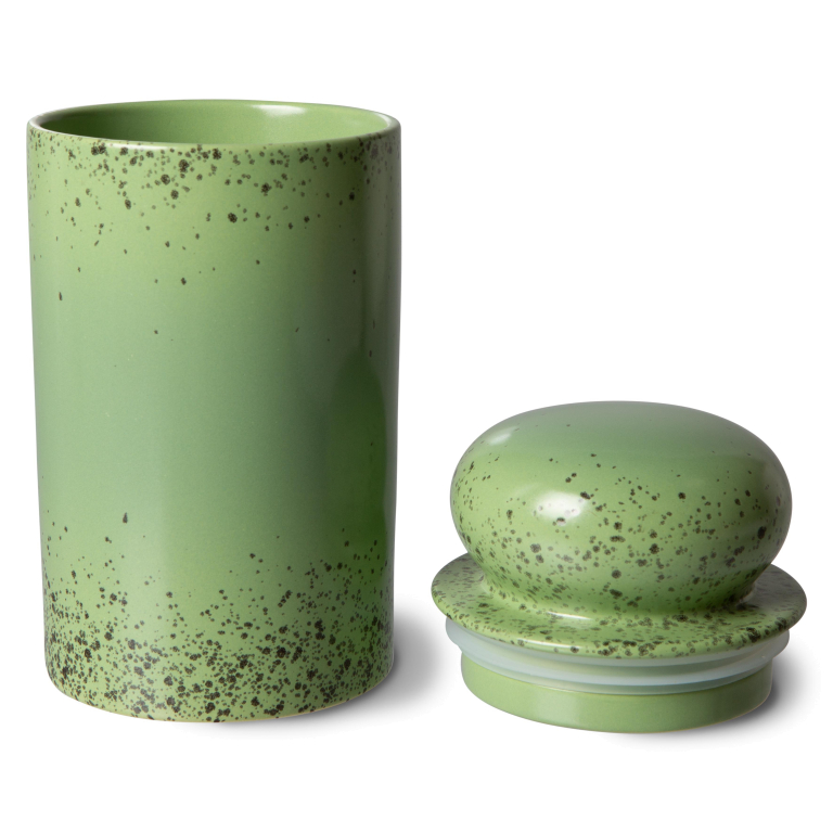 HKliving 70's Ceramic voorraadpot yeti