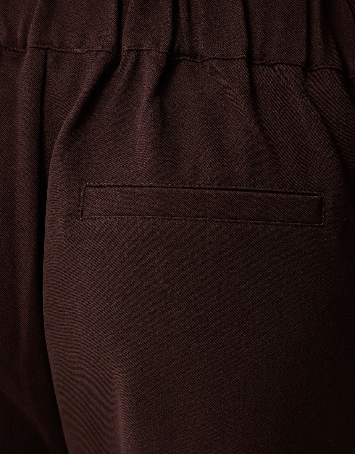 Wide Leg Broek Bruin