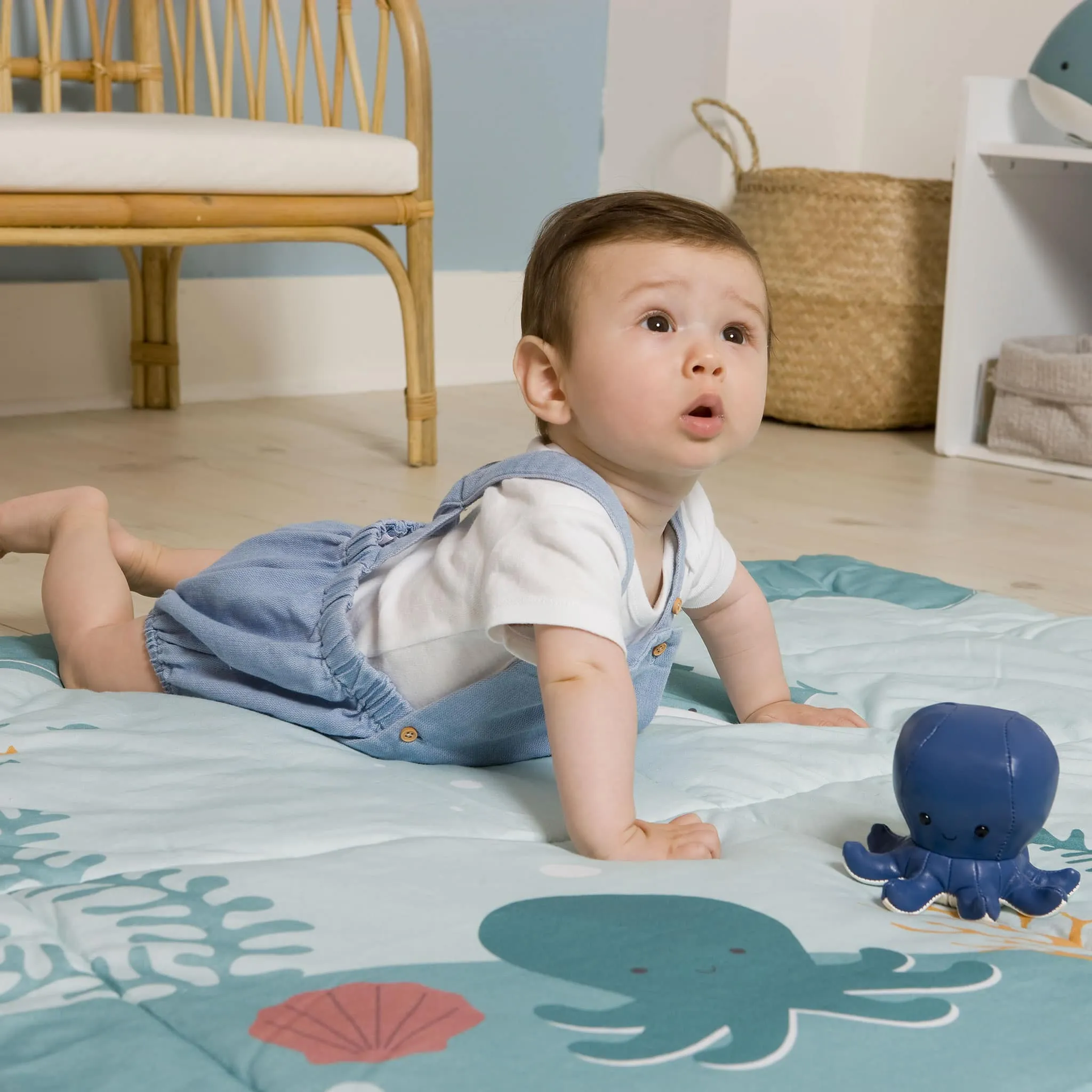 LittleBigFriends Tapis de Jeu Réversible - Océan
