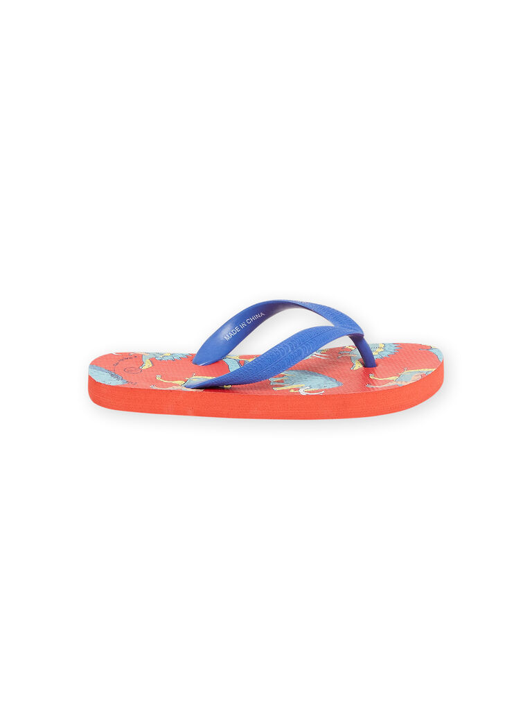 Tongs de plage bleu et rouge garçon