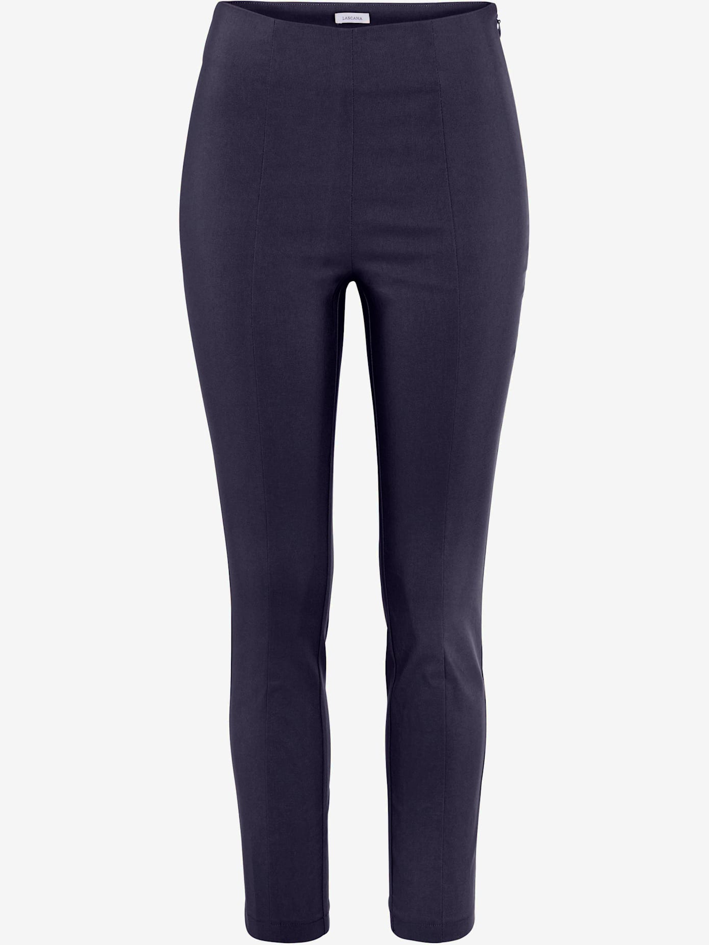 Pantalon extensible coutures décoratives sur la jambe devant