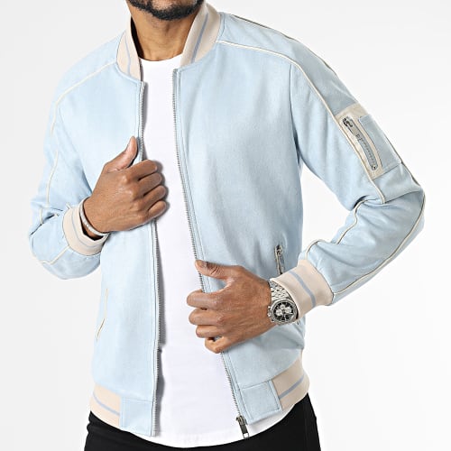 Veste Bomber Bleu Clair