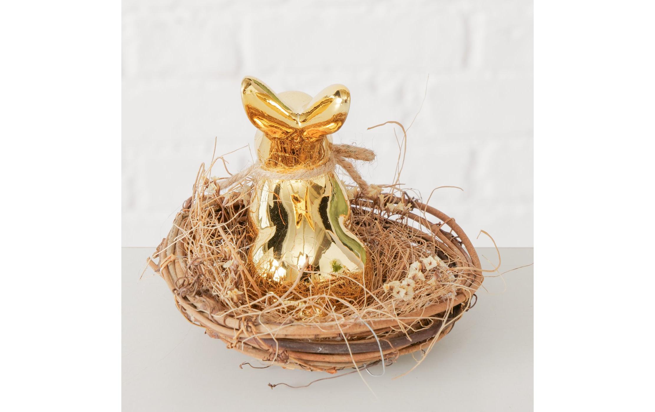 Aufsteller Hase Goldina, GoldOster-Arrangement
