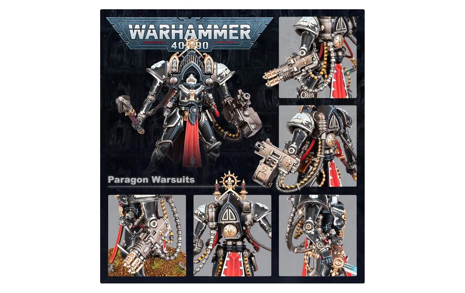 Figurenset Warhammer 40K Adepta Sororitas Paragon War SuitsWarhammer 40.000 Adepta Sororitas Paragon Kriegsanzüge