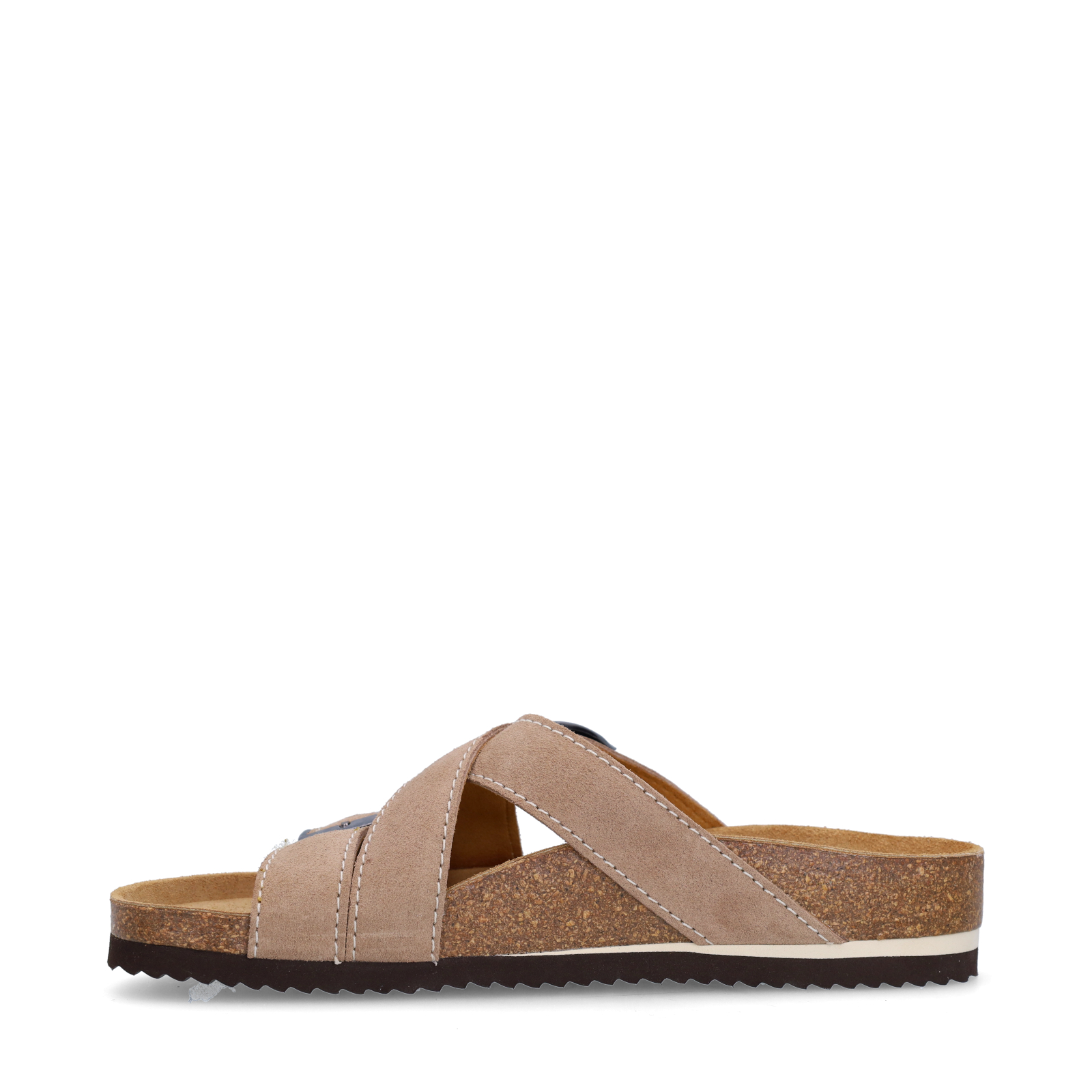 Beige suède slippers