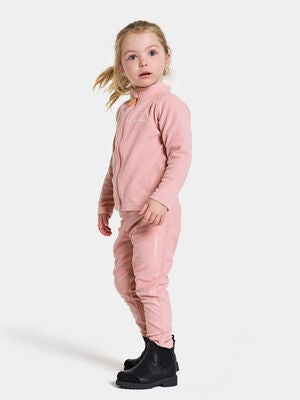 Didriksons Monte Fleecejakke, Soft Pink