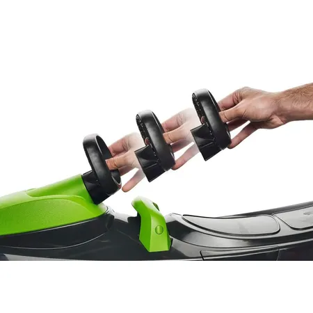 Plastkon Stratos Schlitten Lenkbob schwarz grün mystic black