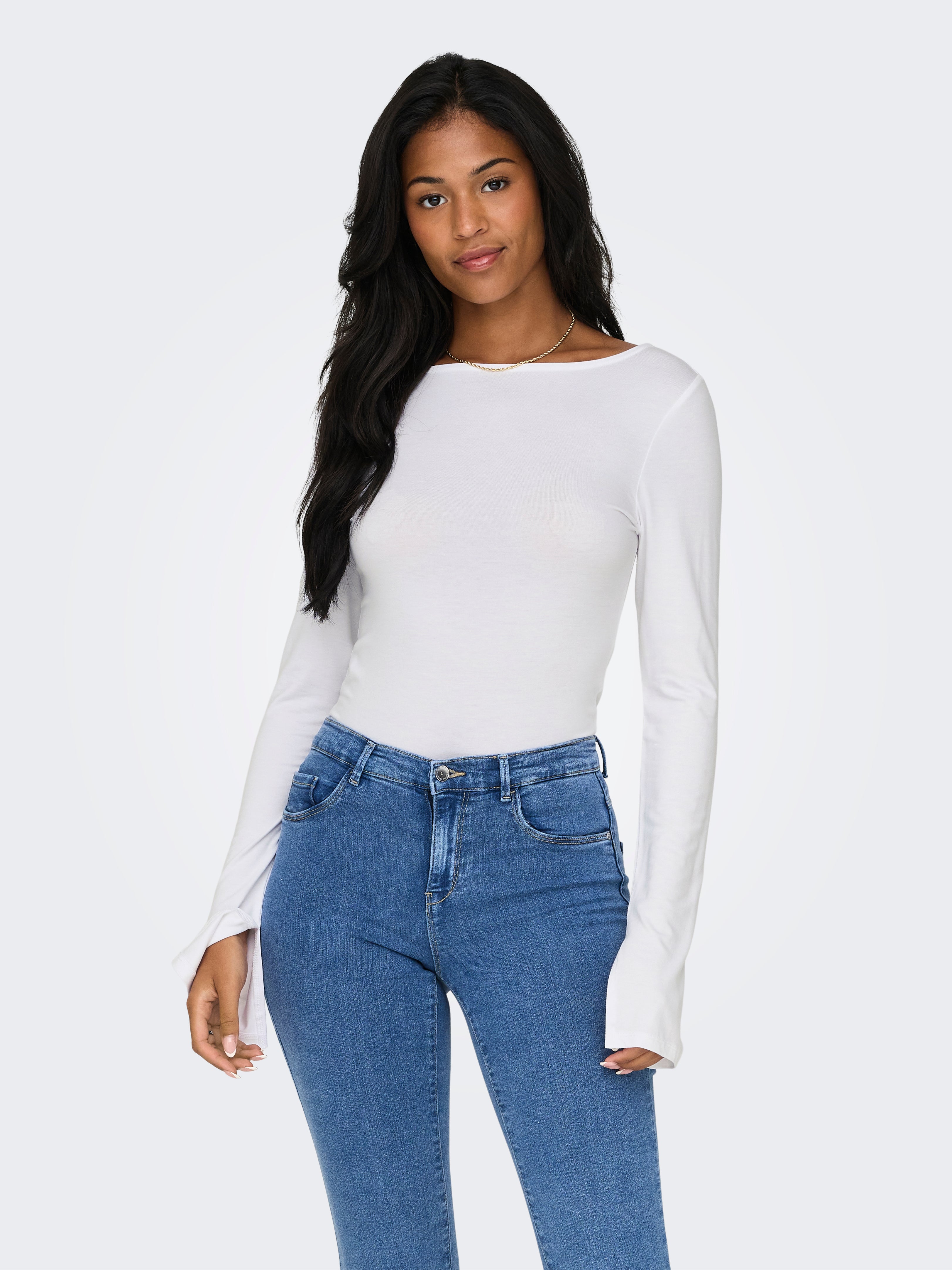 ONLFELINA Top White