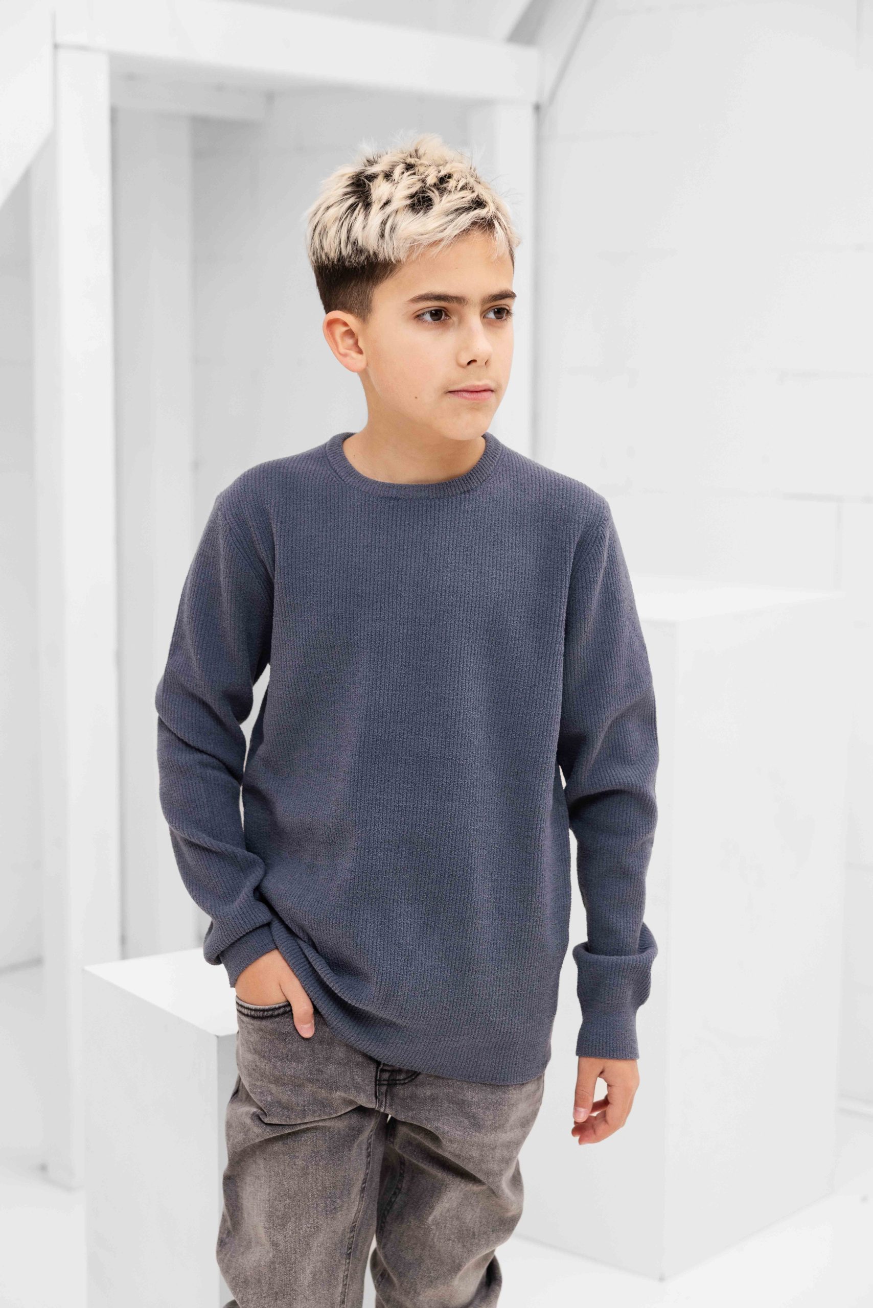 Antony Morato Maglione Sweater Kids Blauw