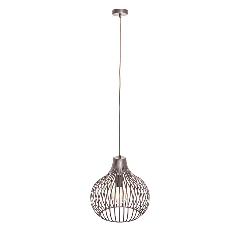 Moderne hanglamp bruin 38 cm - Saffira