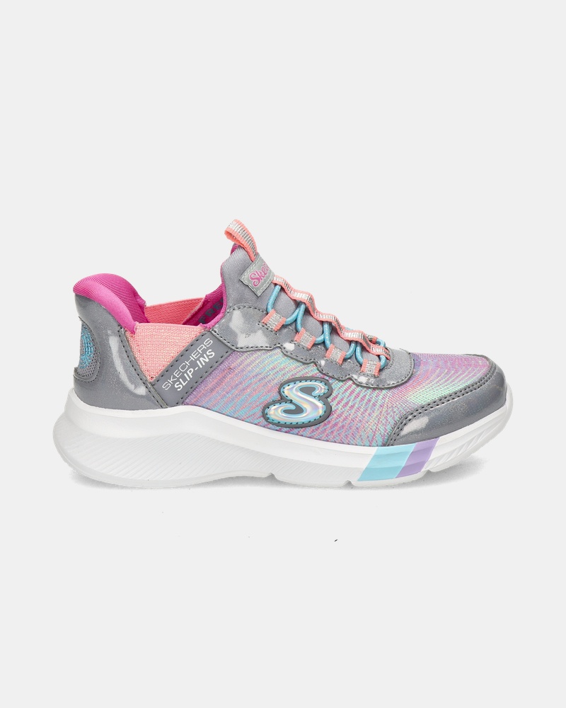 Skechers Hands Free Slip-Ins Dream Lights Instapschoenen  - zilver