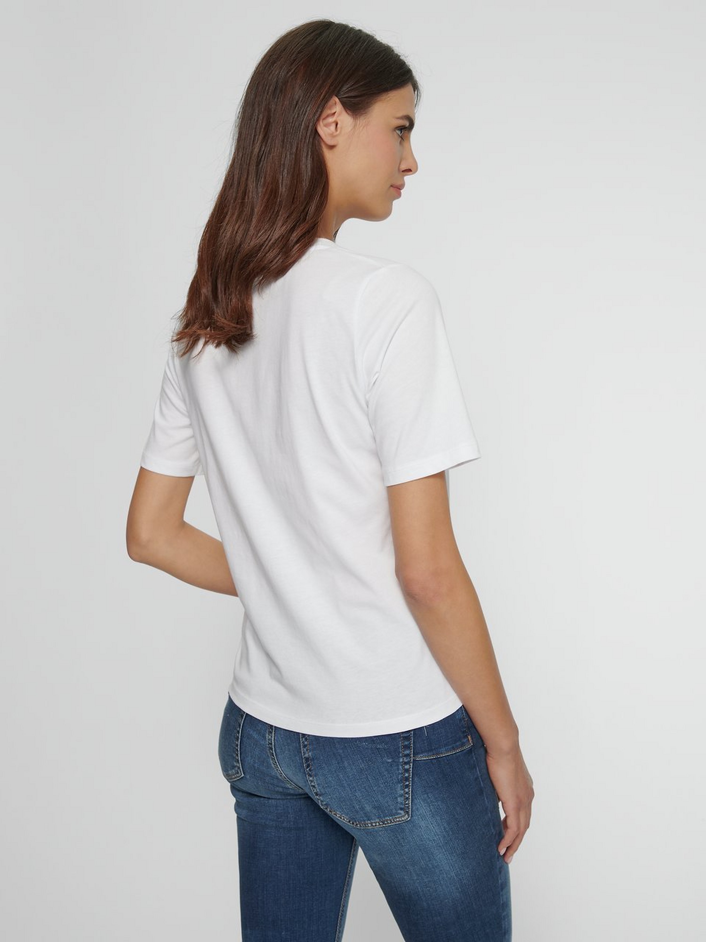 Rundhals-Shirt