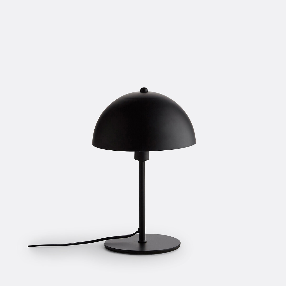LA REDOUTE INTERIEURS<br>Candeeiro de mesa cogumelo, ferro cromado, Capi